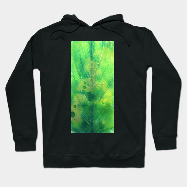 Tall Leaf Spine Painting Hoodie by BonBonBunny